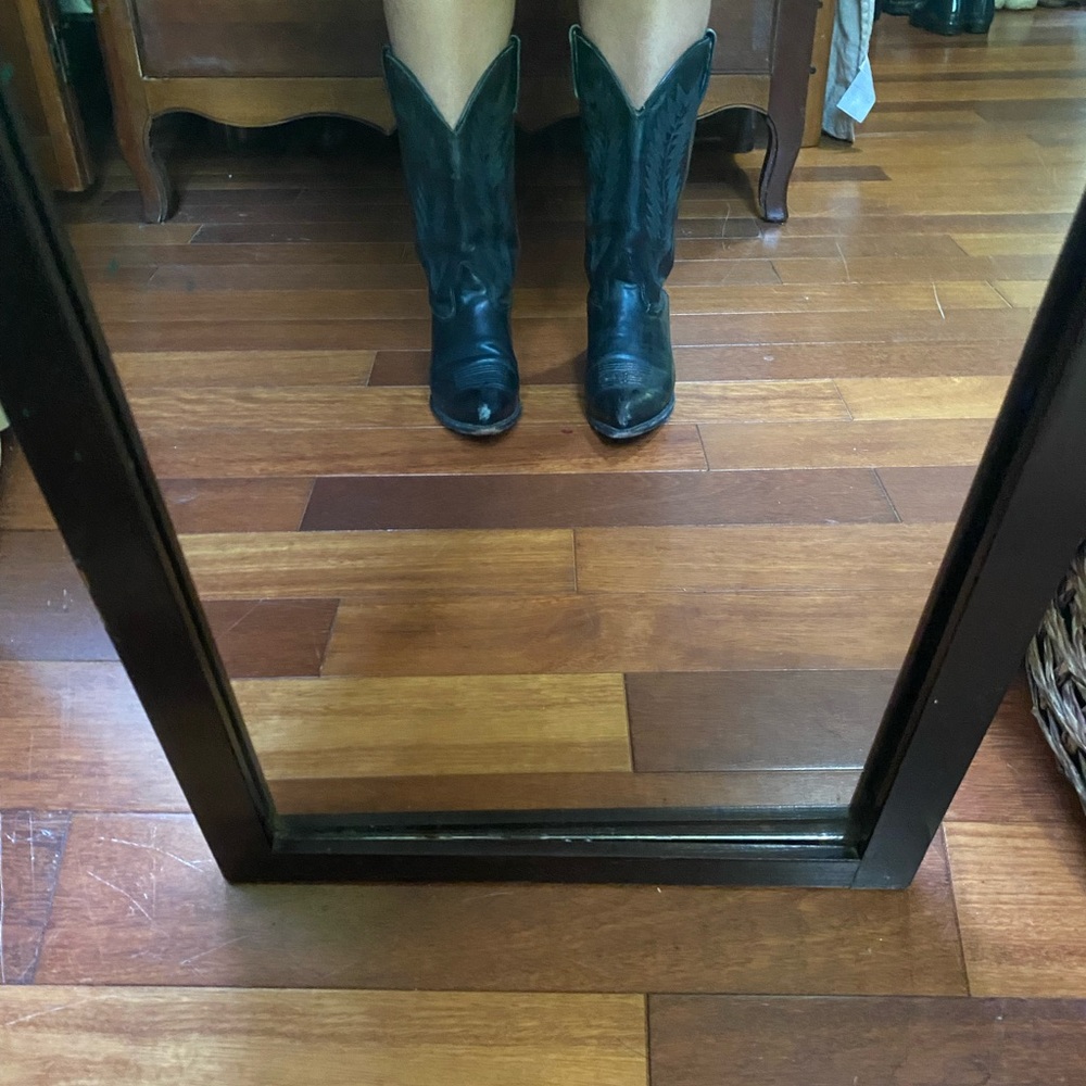 Authentic Black Western Cowboy Boots